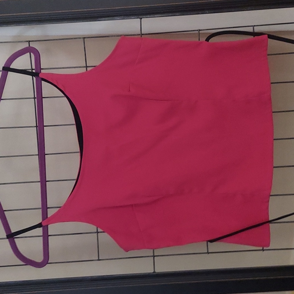 Vintage Y2K Brioche Pink Spaghetti Strap Coquette Camisole Tank Top Size L
